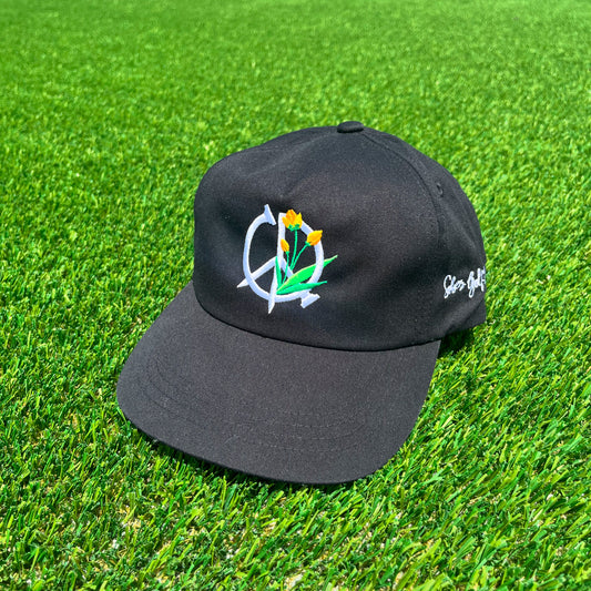 Fore Growth - 5 Panel Unstructured Hat (Black)