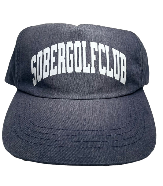 Sun Faded Arch Logo 5-Panel Snapback (Navy)